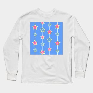 Christmas stars pattern Long Sleeve T-Shirt